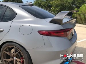 Alfa Romeo Giulia Trunk Spoiler - Carbon Fiber - GTam Style - Feroce Carbon - Forged Carbon
